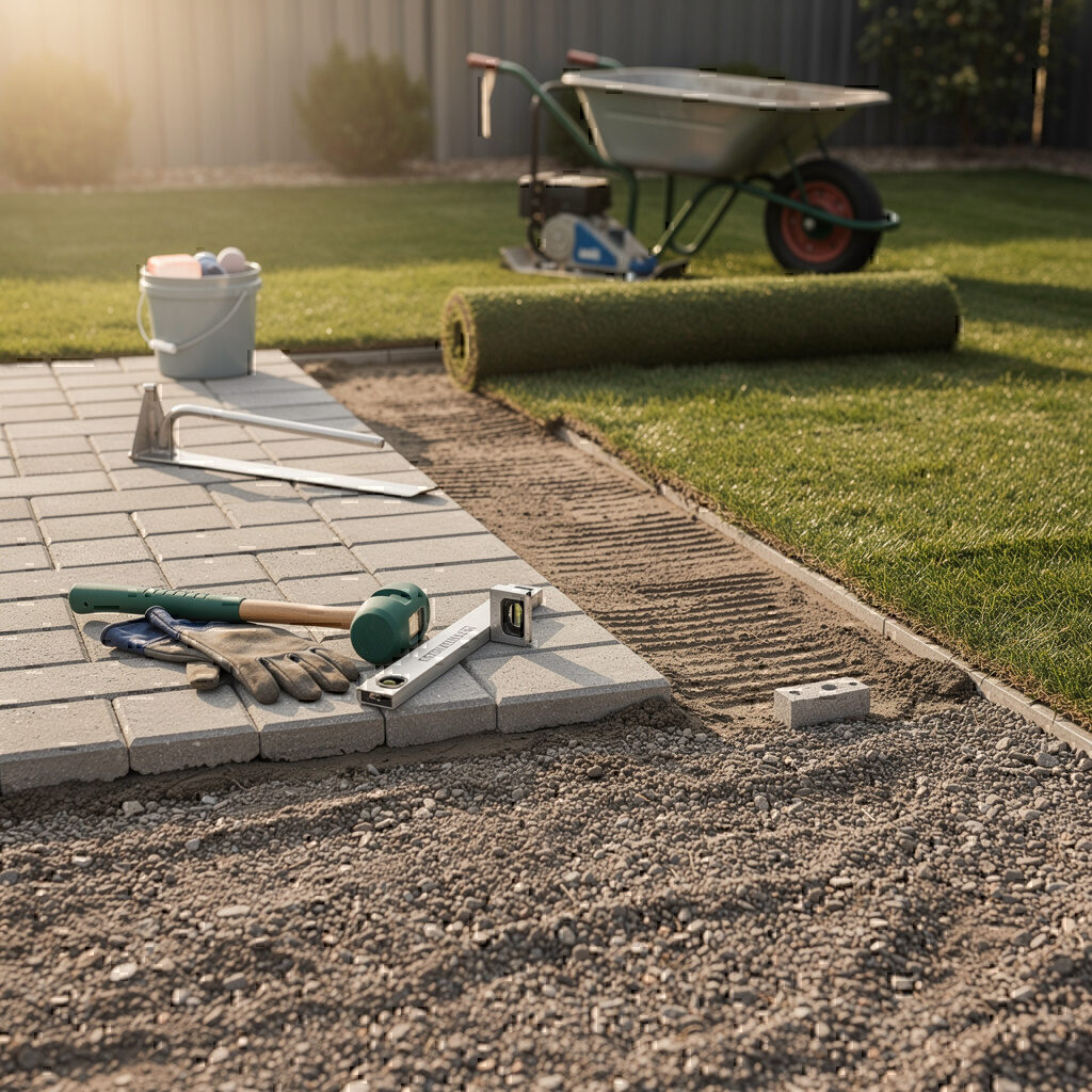 Galabau De Wit bietet Gartenpflege, Rollrasen und Pflaster – Der Untergrund ist für die Haltbarkeit entscheidend