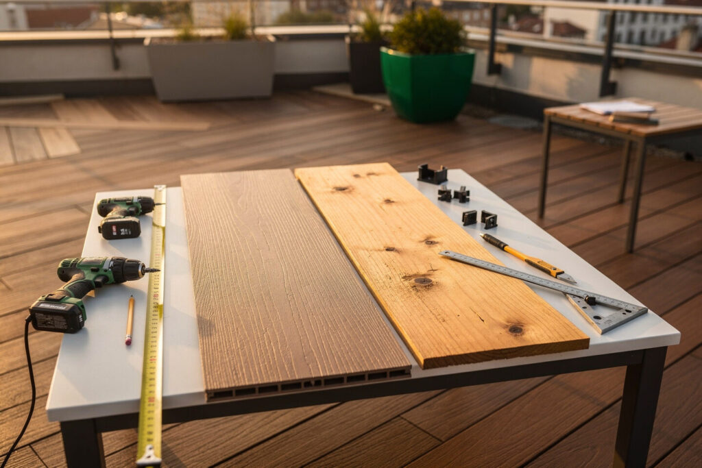 Ehrliche Beratung zum passenden Material wie Holz oder WPC – Galabau De Wit