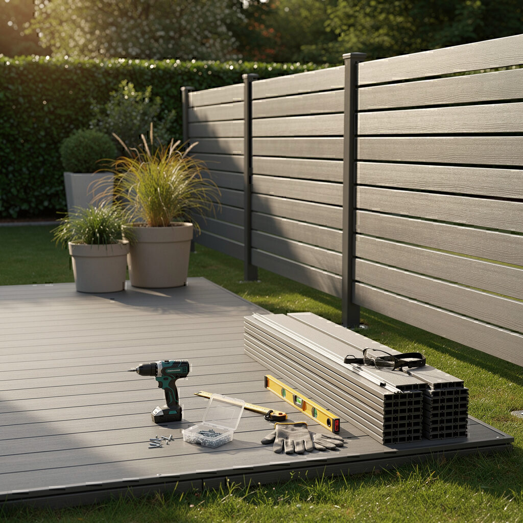 Terrassenbau und WPC Zaunbau bietet Galabau De Wit an